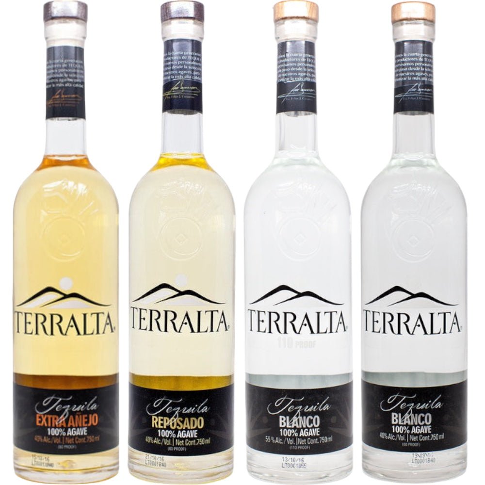 Terralta Blanco, Blanco 110, Reposado and Extra Anejo Tequila Bundle - Rare Reserve