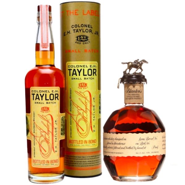 Colonel E.H. Taylor, Jr. Small Batch & Blanton's Single Barrel Bourbon Whiskey Bundle - Rare Reserve