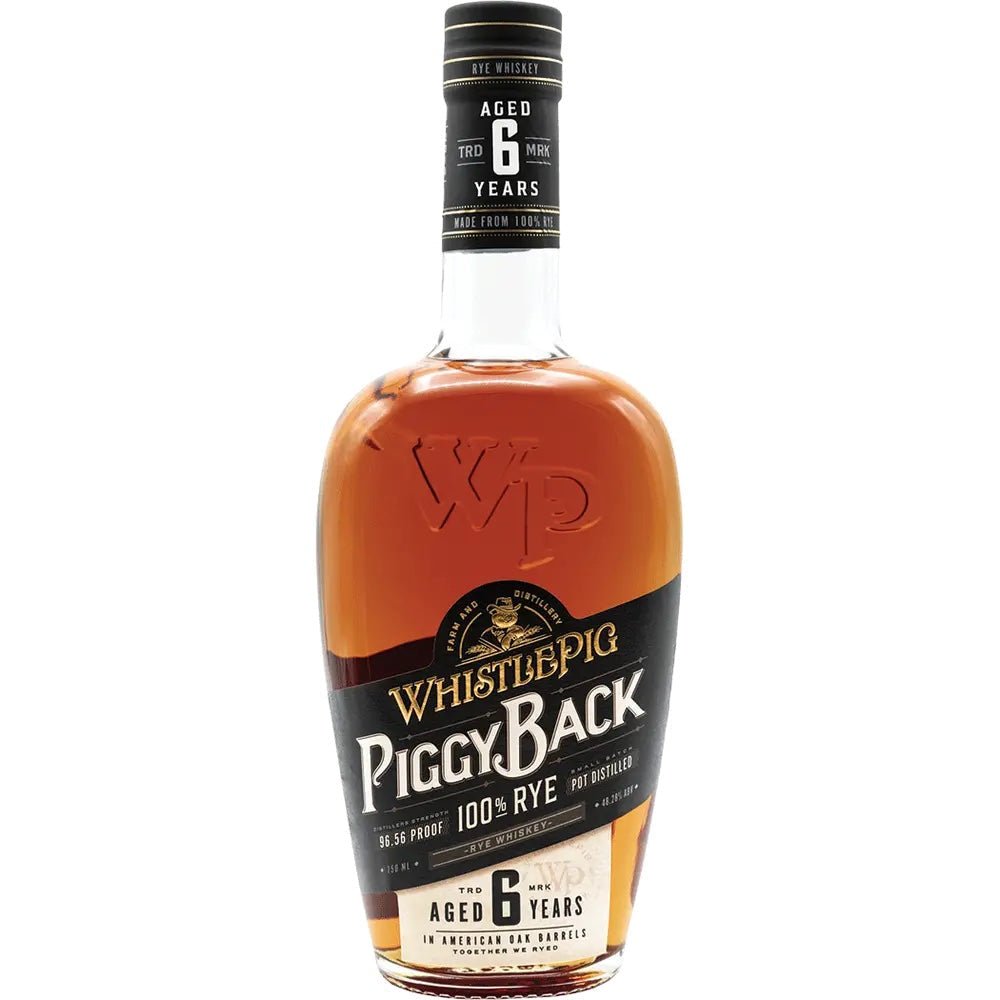 WhistlePig 6 Year Piggyback Rye Whiskey - Rare Reserve