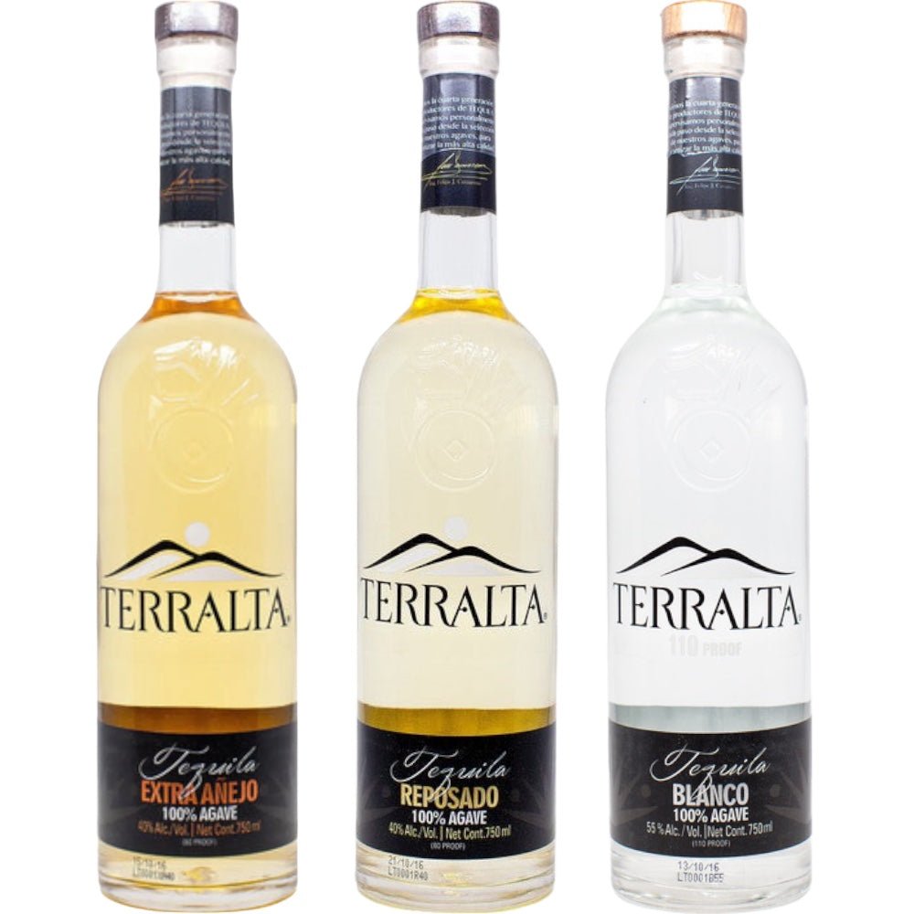 Terralta Blanco 110, Reposado and Extra Anejo Tequila Bundle - Rare Reserve