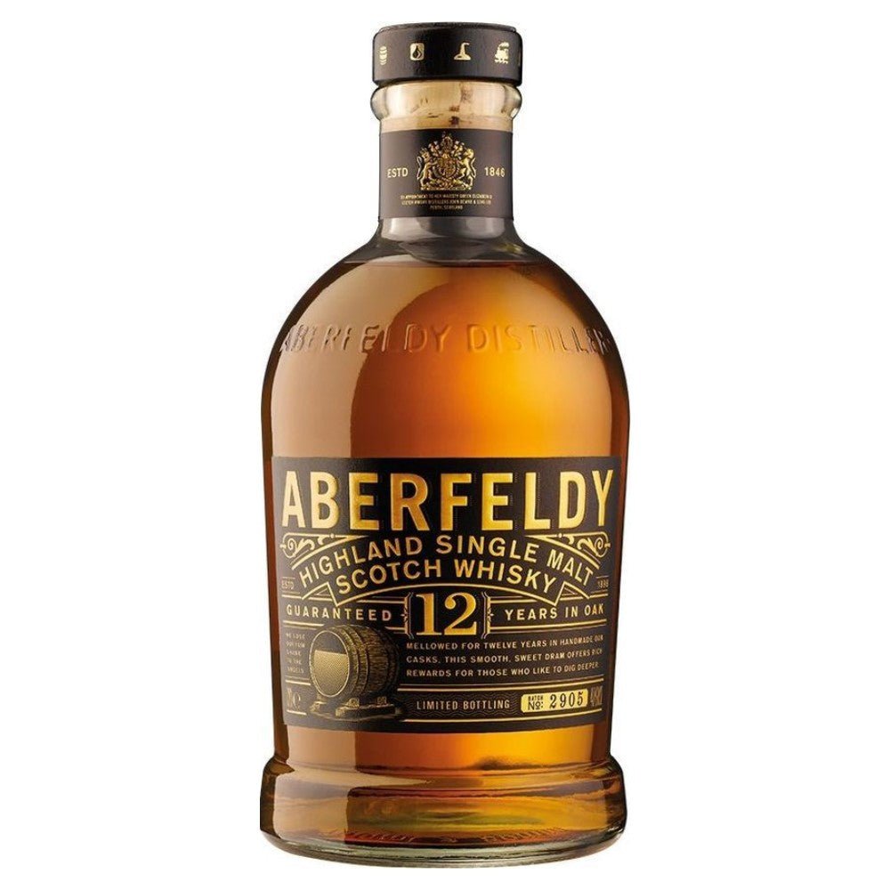 Aberfeldy 12 Year Old Single Malt Scotch Whiskey - Rare Reserve