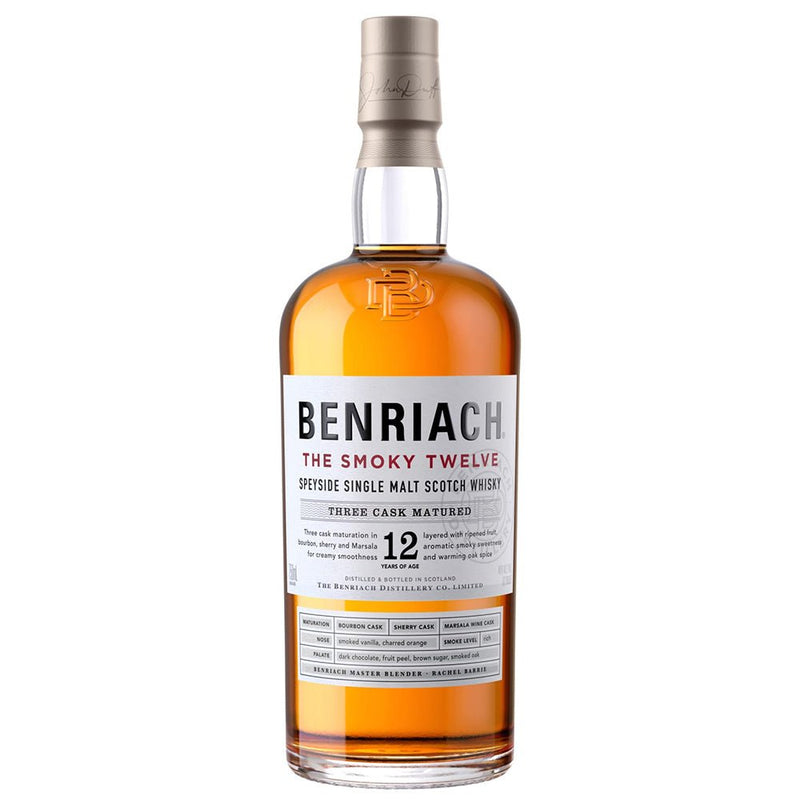 Benriach The Smoky 12 Year Twelve Speyside Single Malt Whiskey - Rare Reserve