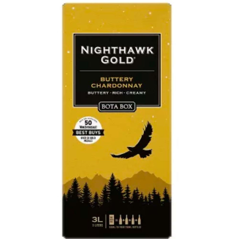 Bota Box Nighthawk Gold Buttery Chardonnay California - Rare Reserve