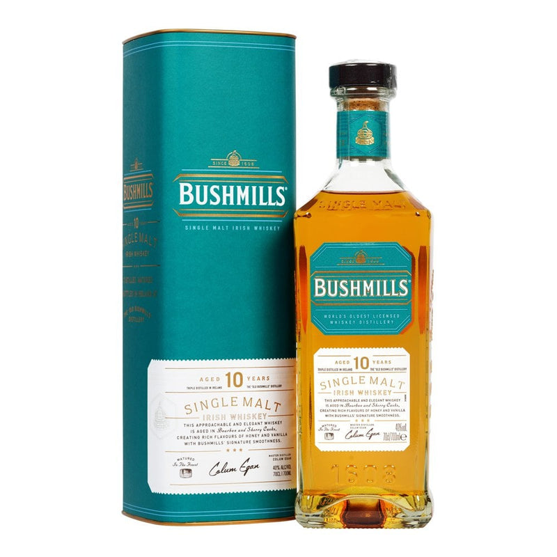 Bushmills 10 Year Old Single Malt Irish Whiskey - Rare Reserve