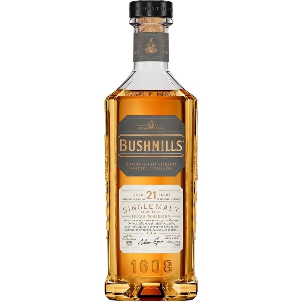 Bushmills 21 Year Old Single Malt Irish Whiskey - Rare Reserve