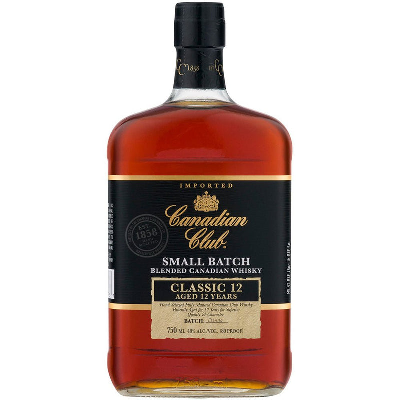 Canadian Club Classic 12 Year Canadian Whiskey - Rare Reserve