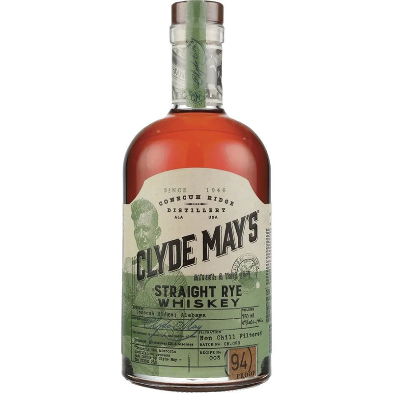 Clyde May's Straight Rye Whisky - Rare Reserve