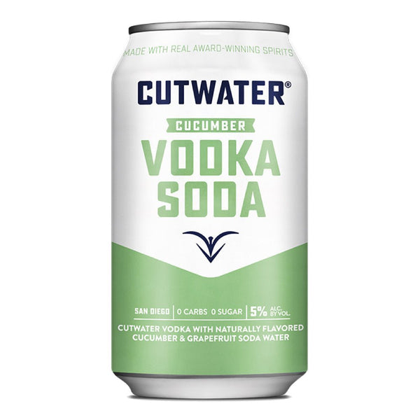 Cutwater Cucumber Vodka Soda Cocktail 4pk - Rare Reserve