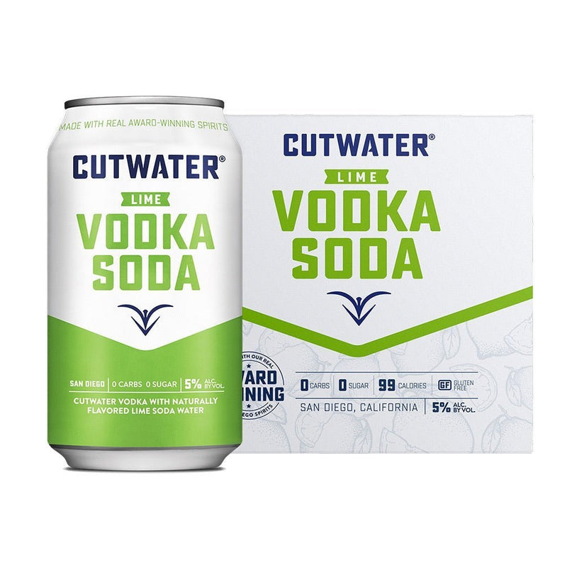 Cutwater Lime Vodka Soda Cocktail 4pk - Rare Reserve