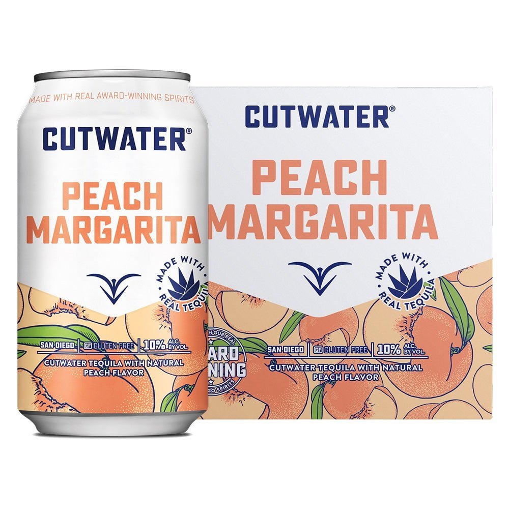 Cutwater Peach Margarita Cocktail 4pk - Rare Reserve