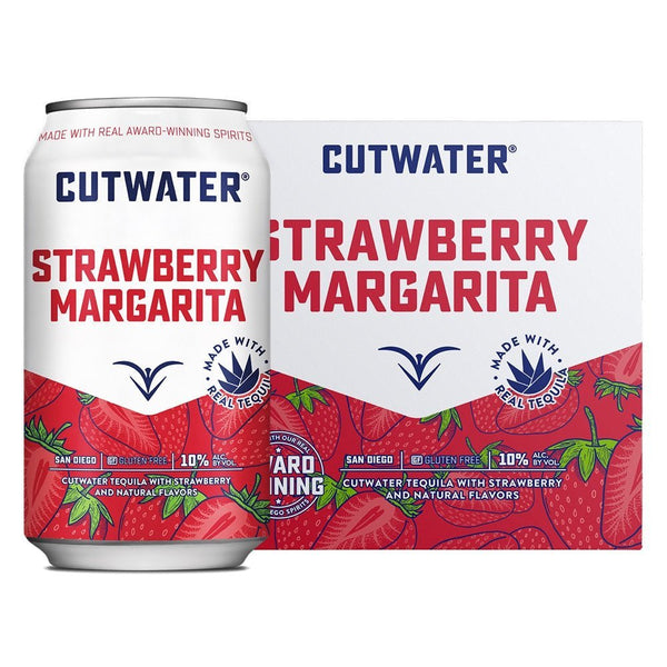 Cutwater Strawberry Margarita Cocktail 4pk - Rare Reserve