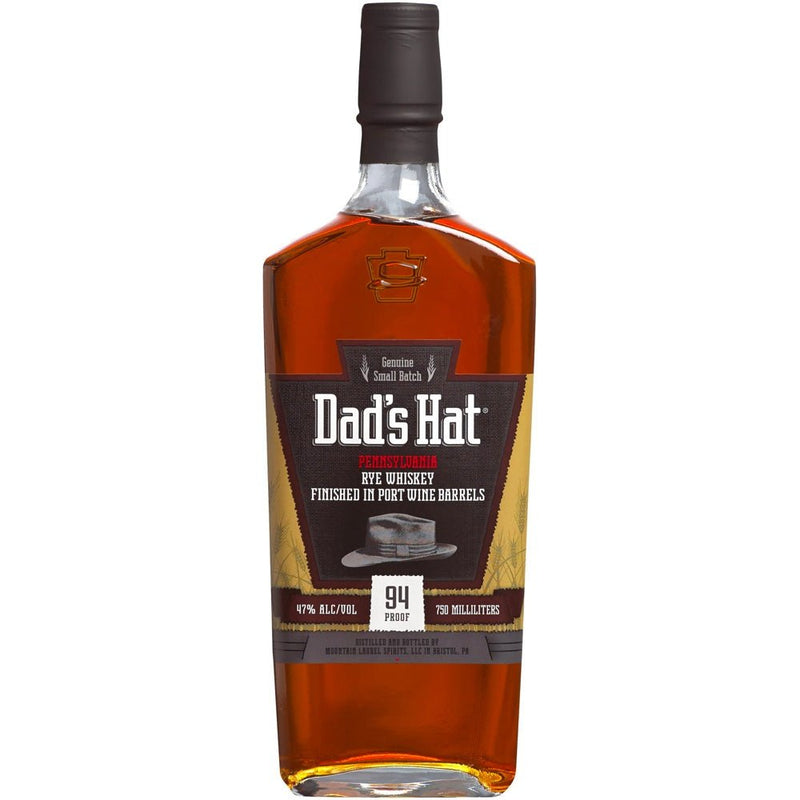Dads Hat Finished In Port Wine Barrels Rye Whiskey - Rare Reserve