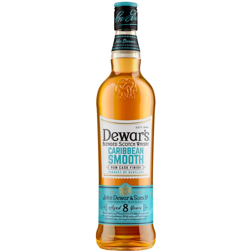 Dewar’s Caribbean Smooth Rum Cask Finish 8 Year Blended Scotch Whisky - Rare Reserve