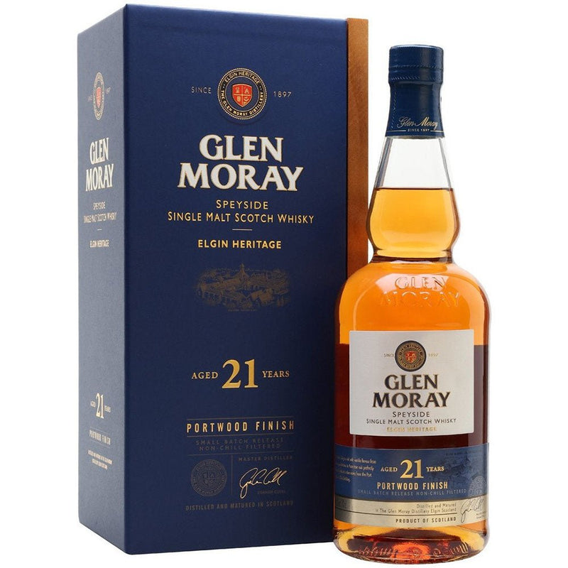 Glen Moray 21 Year Single Malt Scotch Whisky - Rare Reserve