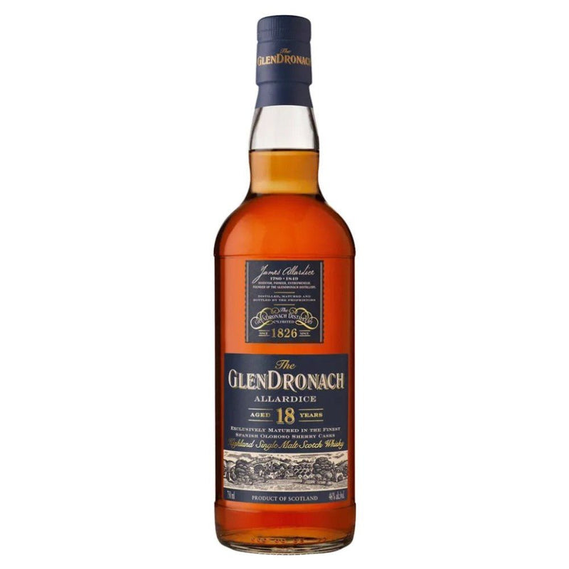 GlenDronach 18 Year Old Single Malt Scotch Whisky - Rare Reserve