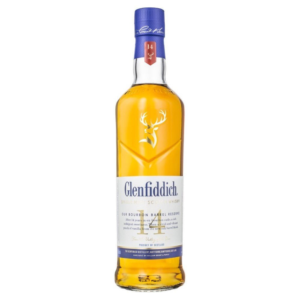 Glenfiddich 14 Year Old Bourbon Barrel Reserve Scotch Whiskey - Rare Reserve