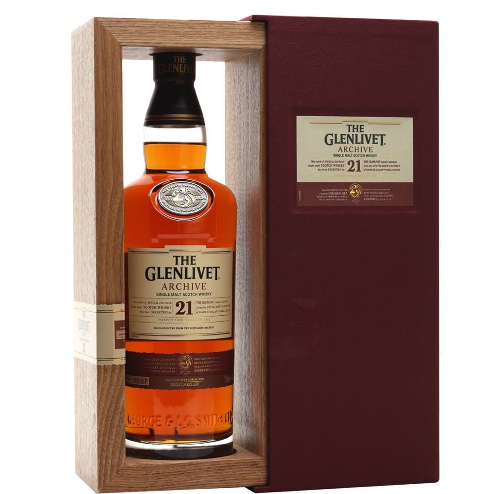 Glenlivet 21 Year Old Single Malt Scotch Whiskey - Rare Reserve