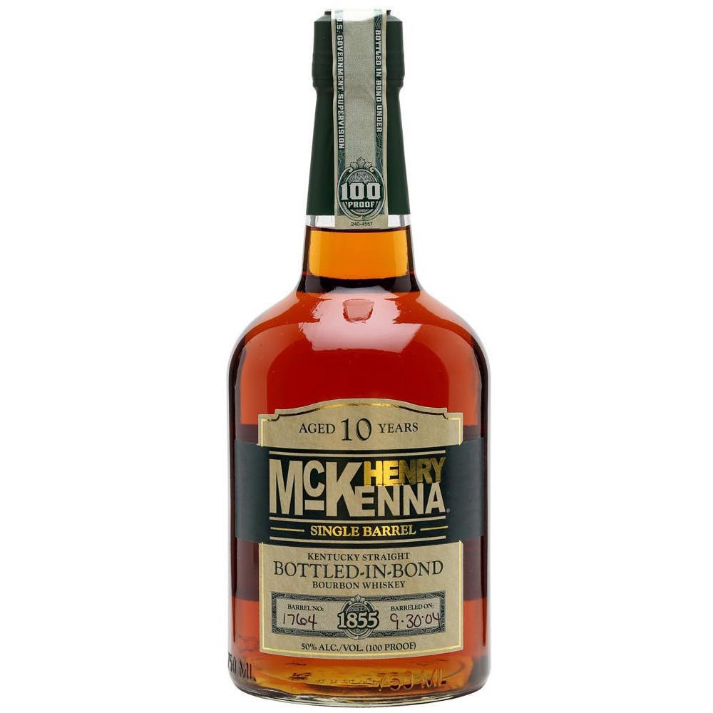 Henry McKenna Single Barrel 10 Year Kentucky Straight Bourbon Whiskey - Rare Reserve