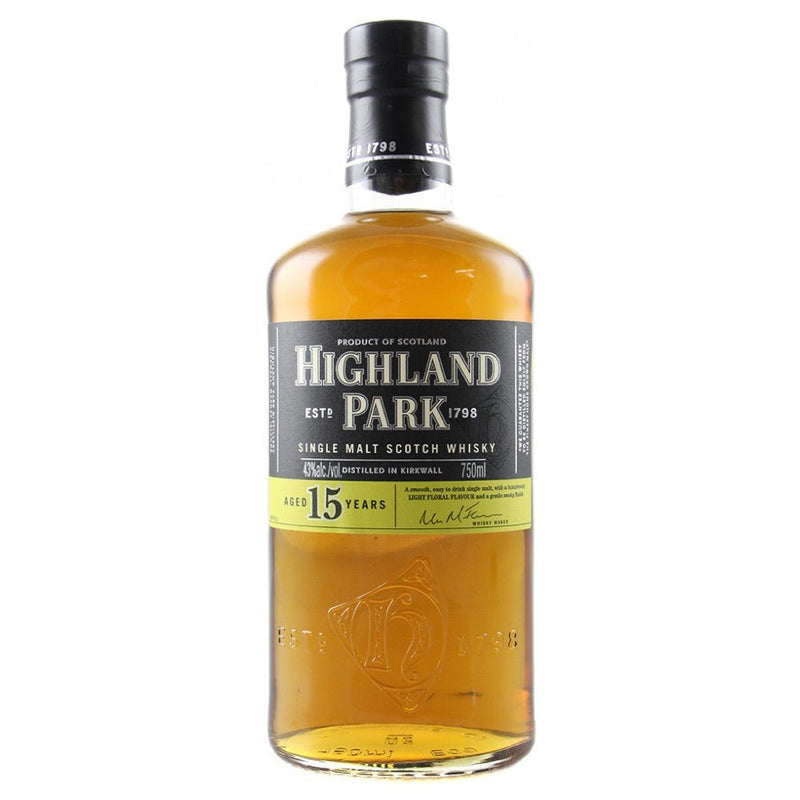 Highland Park 15 Year Old Single Malt Scotch Whiskey - Rare Reserve