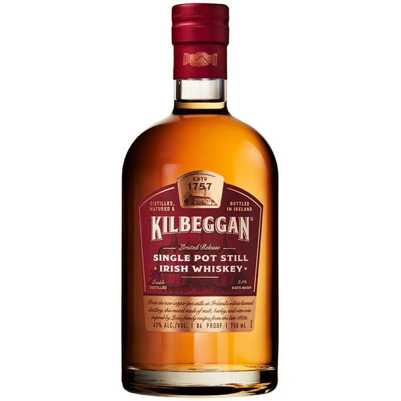 Kilbeggan Single Pot Still Irish Whiskey - Rare Reserve