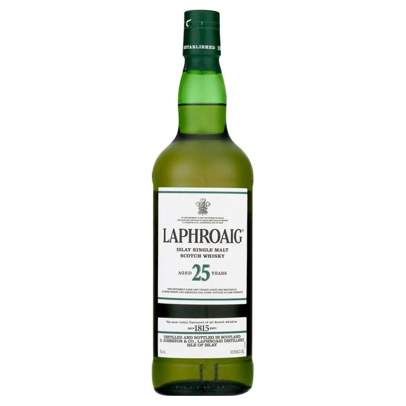 Laphroaig 25 Year Old Cask Strength Single Malt Scotch Whiskey - Rare Reserve