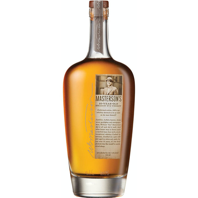 Masterson's 10 Year Rye Whiskey - Rare Reserve