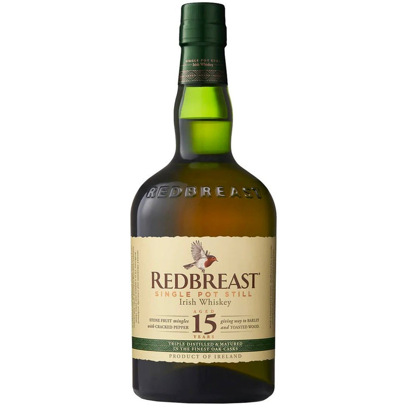 Redbreast 15 Year Old Single Pot Still Irish Whiskey - Rare Reserve