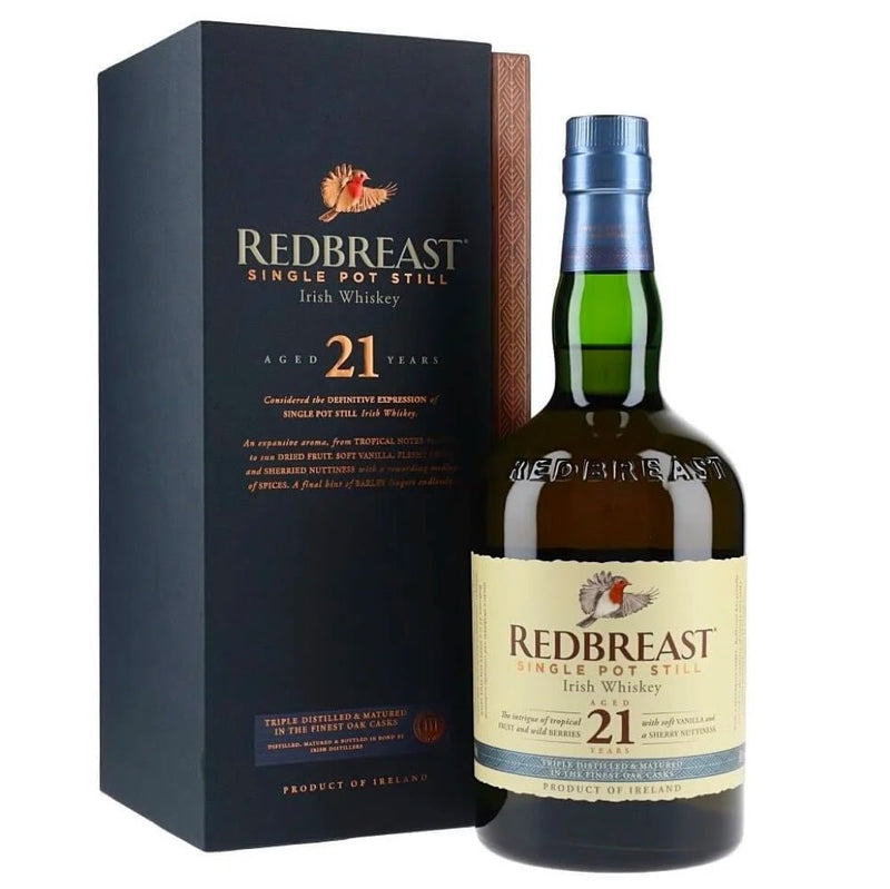 Redbreast 21 Year Old Single Pot Still Irish Whiskey - Rare Reserve