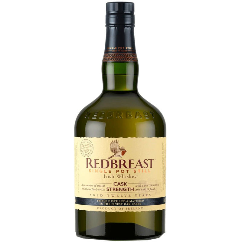 Redbreast Cask Strength 12 Year Old Single Pot Still Irish Whiskey - Rare Reserve