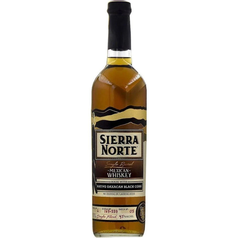 Sierra Norte Black Corn Single Barrel Mexican Whiskey - Rare Reserve