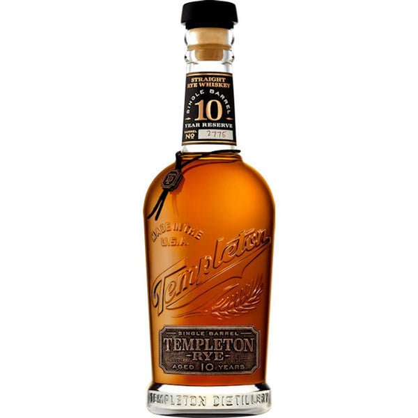 Templeton Single Barrel 10 Year Reserve Rye Whiskey - Rare Reserve