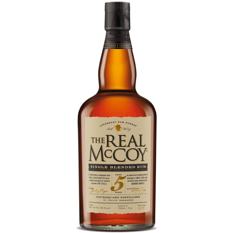 The Real McCoy Aged 5 Years Single Blended Rum - Rare Reserve