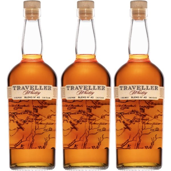 Traveller Blend No. 40 Whiskey by Chris Stapleton 3 Pack Bundle - Rare Reserve